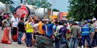 Reportan bloqueo en la aduana de Lázaro Cárdenas