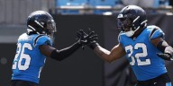 Panthers dominate Falcons 30-0 for first win of the season