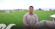 Omar Muñoz revisa avances del Deportivo SJ en Cuautlancingo
