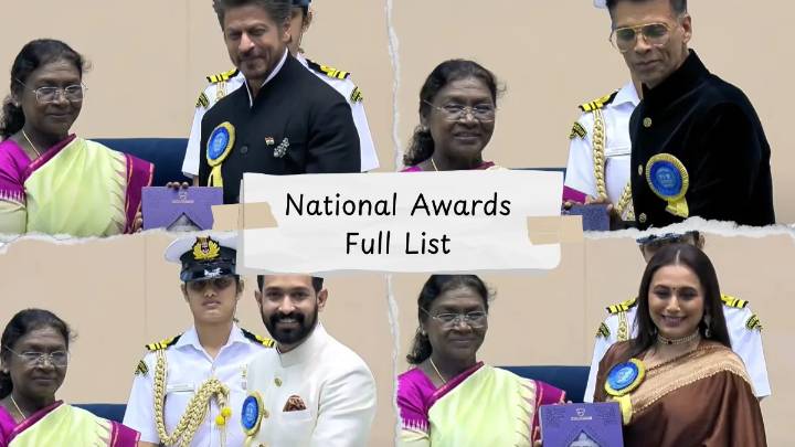 National Film Awards 2025: Full list of winners including Shah Rukh Khan, Rani Mukerji, and more