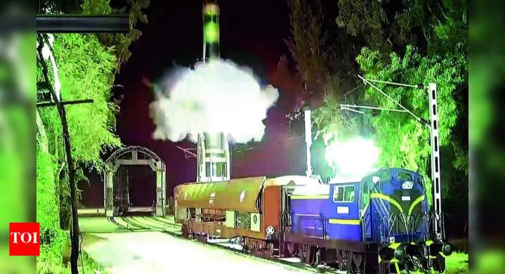 Latest Agni-Prime test-fired from rail