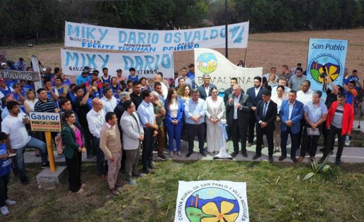 En Lules y San Pablo: Jaldo inauguró obras de infraestructura