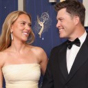 Emmys 2025: Scarlett Johansson, Colin Jost Red Carpet Date Night