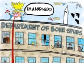 Cartoon: Department of bone spurs