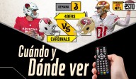 Cardinals vs. 49ers: ¿Dónde ver y a qué hora es el juego?
