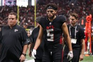 Falcons unclear of severity of WR Drake London (shoulder) injury