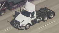Police chase: Authorities in pursuit of driver in stolen big rig cab