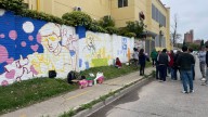 Estudiantes santafesinos pintan un mural para visibilizar la salud mental adolescente