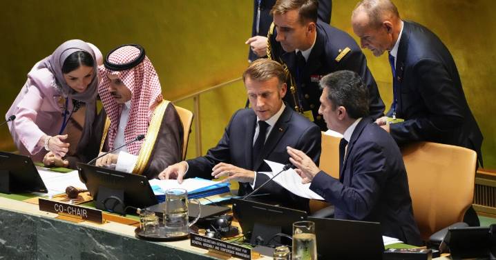 France defies US, Israel in recognizing Palestinian state at UN