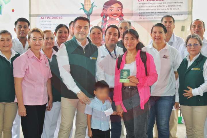 DIF y gobierno municipal de Huejutla presentes en apertura de Jornada Nacional de Salud