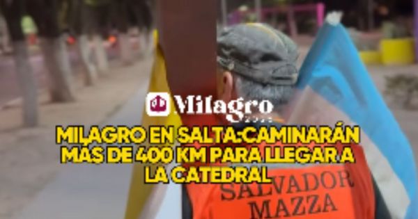 SALIERON LOS PEREGRINOS DE TARTAGAL Y SALVADOR MAZZA