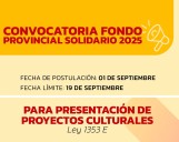 RESISTENCIA: Convocan A Presentar Proyectos Culturales Al Fondo Solidario: Se Financiarán Hasta 3 Millones De Pesos