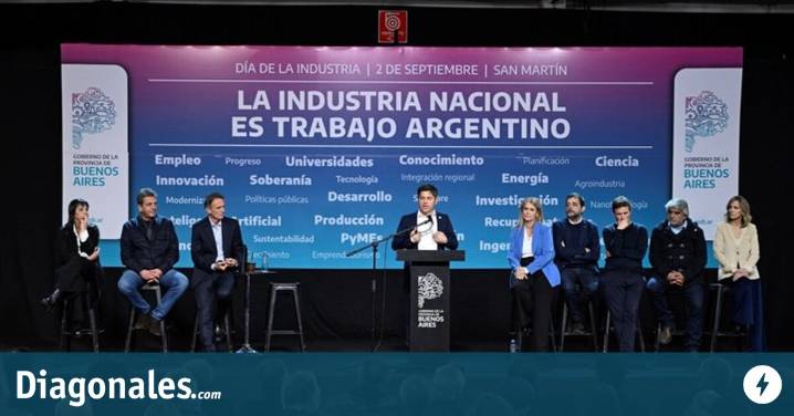 Kicillof lideró el último gran acto de campaña de Fuerza Patria con Katopodis, Magario y Massa