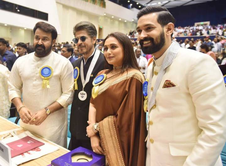 National Awards conferred on SRK, Rani, Massey