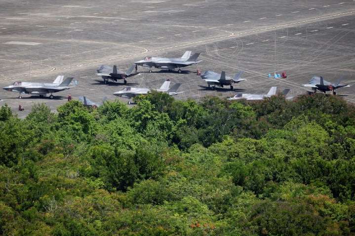 Aviones F-35 de Estados Unidos llegan a Puerto Rico en medio de la tensión con Venezuela