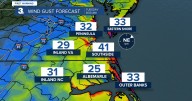 First Warning Forecast: Heavy rain, wind, and flooding possible Tuesday