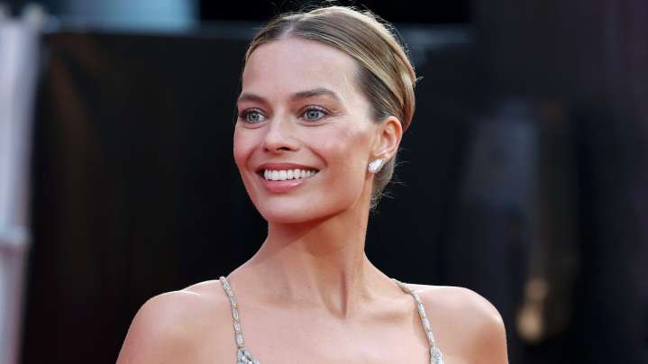 Margot Robbie Bares Post-Baby Body in Sheer Gown