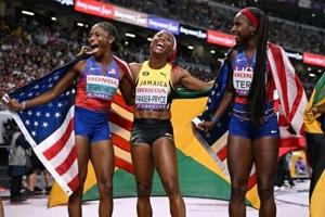 American track stars bid golden farewell to worlds