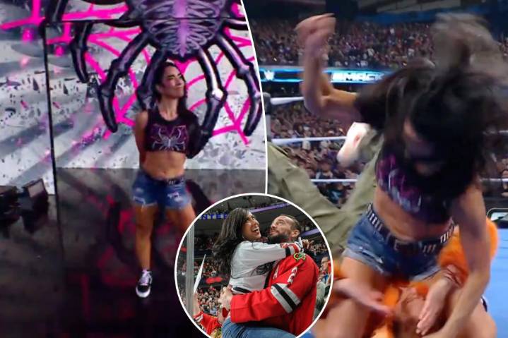 AJ Lee makes stunning WWE return after retiring 10 years ago