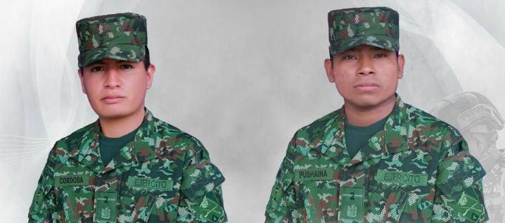 Dos soldados fueron asesinados en combate contra disidencias en Cauca