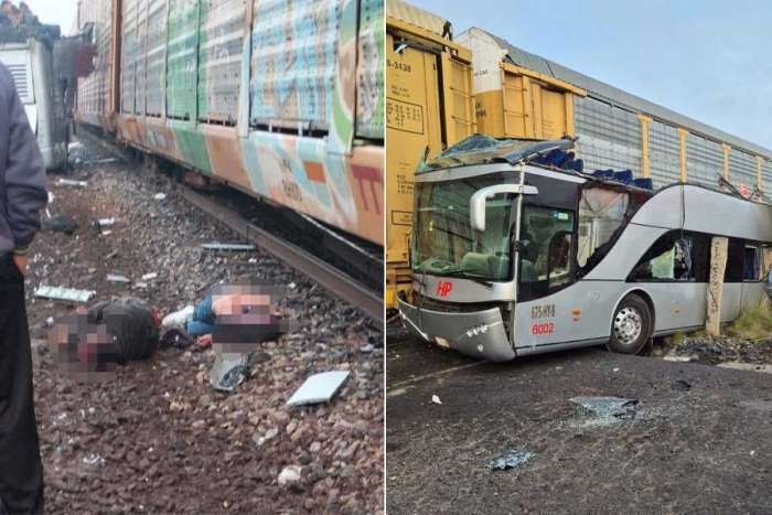 Choque entre camión y tren en Atlacomulco deja más de 5 muertos