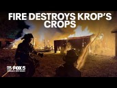 Flames rip through Krop’s Crops market in Fairfax County