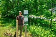New signs unveiled along Van Buren State Trail