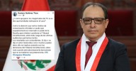 Magistrado del TC se pronunció sobre audios atribuidos a Santiváñez