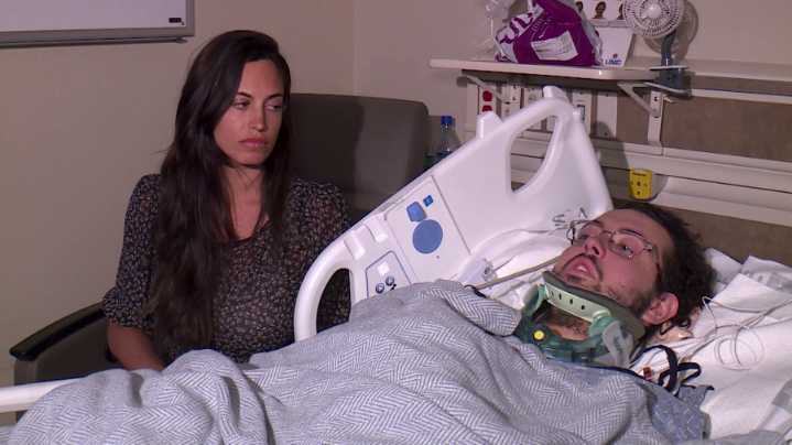 Las Vegas motorcycle crash victim shares safety message