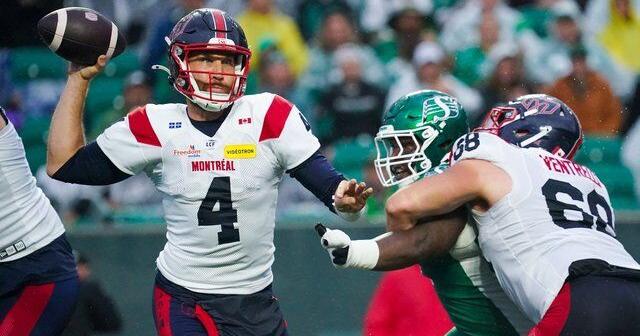 Bethel-Thompson, Philpot lead Alouettes to 48-31 win over Riders, snap five