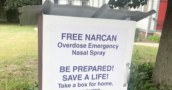 Narcan life box at North Providence church making an impact