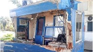 Un camión chocó contra una cabina de peaje en la Autovía 14