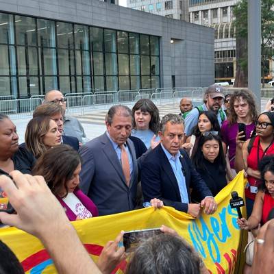 State and city lawmakers arrested at 26 Federal Plaza