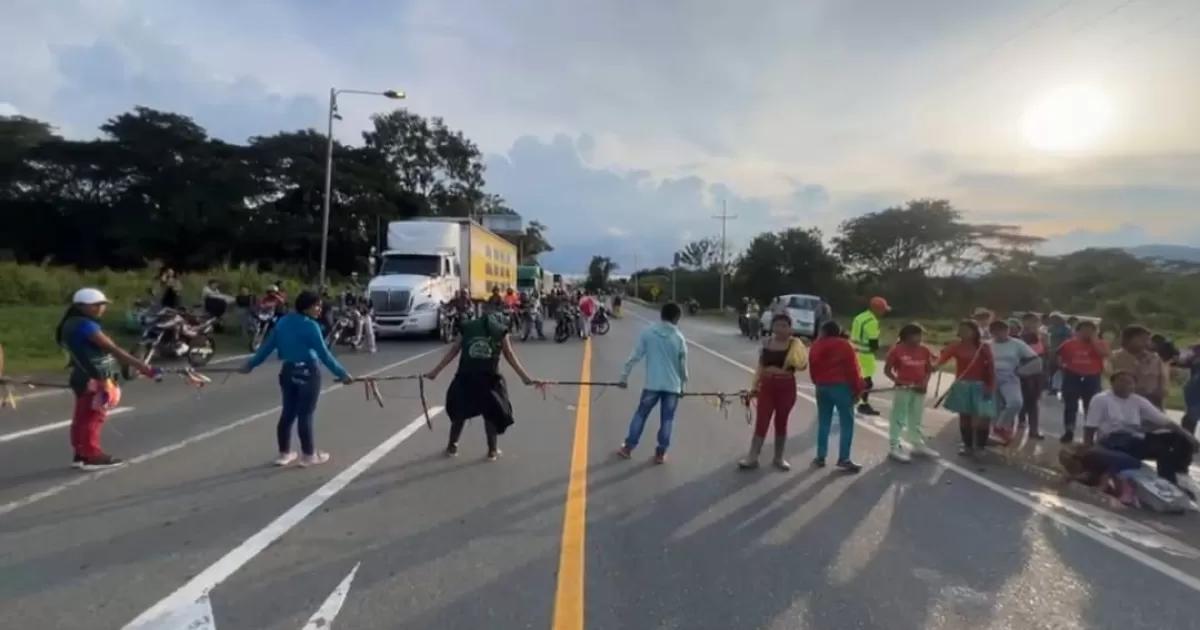 Bloqueo en la vía Panamericana llega a su fin tras acuerdo entre comunidades indígenas y Gobierno