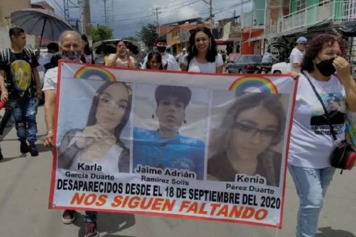 A 5 años de la desaparición de Jaime, Kenia y Karla, piden cateos y operativos pendientes