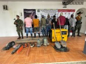 Ejército afectó las economías ilícitas derivadas de la minería ilegal en Ataco