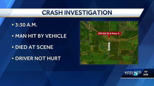 Deadly crash: Pedestrian killed in crash on Highway 5 at SW 9th Street.