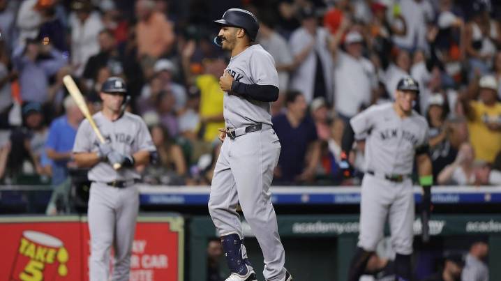 Yankees top Astros behind Trent Grisham's three