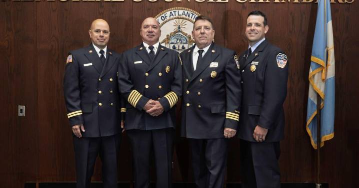 Atlantic City Fire Department promotes 3
