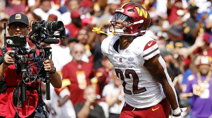 Commanders’ Jacory Croskey-Merritt to play Week 4 as Jayden Daniels eyes Week 5 return
