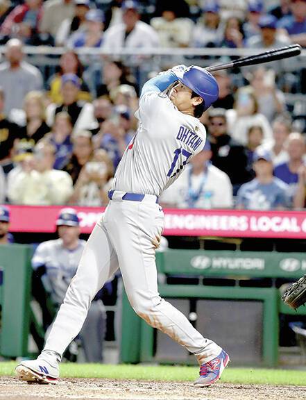 Shohei Ohtani’s 100th career homer as a Dodger is also his hardest hit