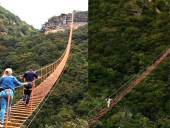 Esta es la escalera colgante más larga de Colombia: queda a 3 horas de Bogotá y tiene 600 escalones