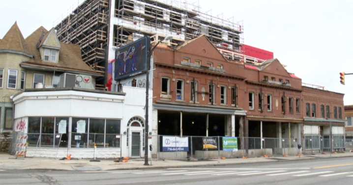 Construction on mixed-use development at Elmwood and Bidwell to restart, set to be completed by end of year