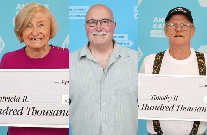 How three lucky Canadian lottery players are celebrating their wins