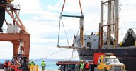 Llegó el buque con 8.000 toneladas de acero para los tanques petroleros de Punta Colorada, del proyecto Vaca Muerta Sur