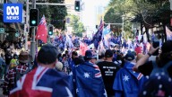 Heavy police presence monitors thousands of protesters across Australia