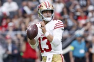 49ers QB Brock Purdy happy with progress, but status remains 'day to day'