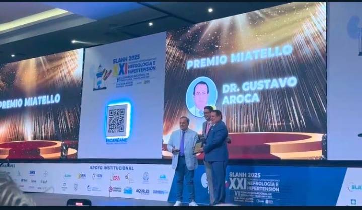 Gustavo Aroca, el nefrólogo vallenato que hace historia en Latinoamérica con el Premio Víctor Miatello: este fue su logro