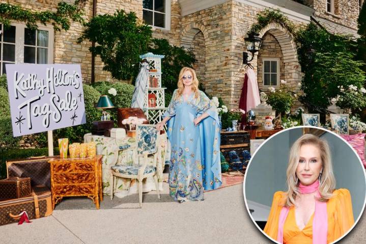 Exclusive | Kathy Hilton is letting fans shop her Beverly Hills home in an 'elevated' tag sale