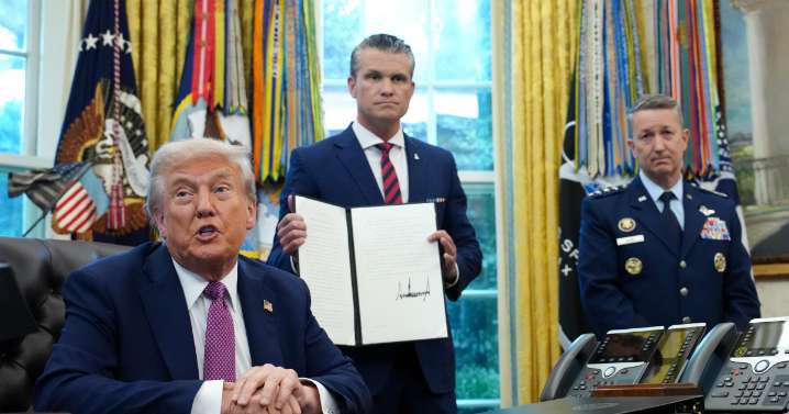 Trump restaura el nombre histórico de «Departamento de Guerra» en sustitución de Defensa en Estados Unidos